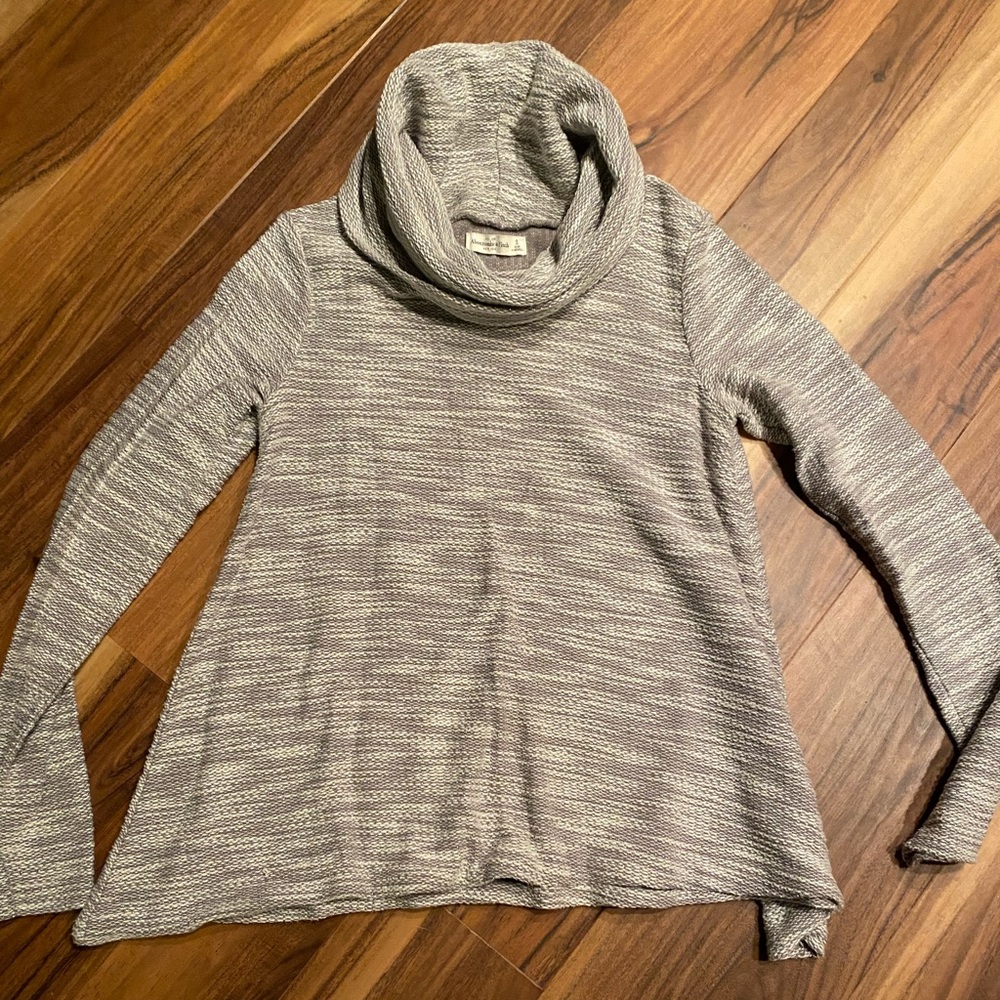 Abercrombie and Fitch Cowell neck shimmer sweater
